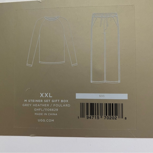 NWT Ugg men’s boxed Steiner pajama set - Picture 7 of 7